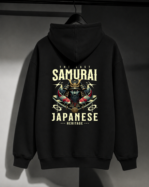 Чоловіче оверсайз худі з принтом Samurai, XL N16c фото